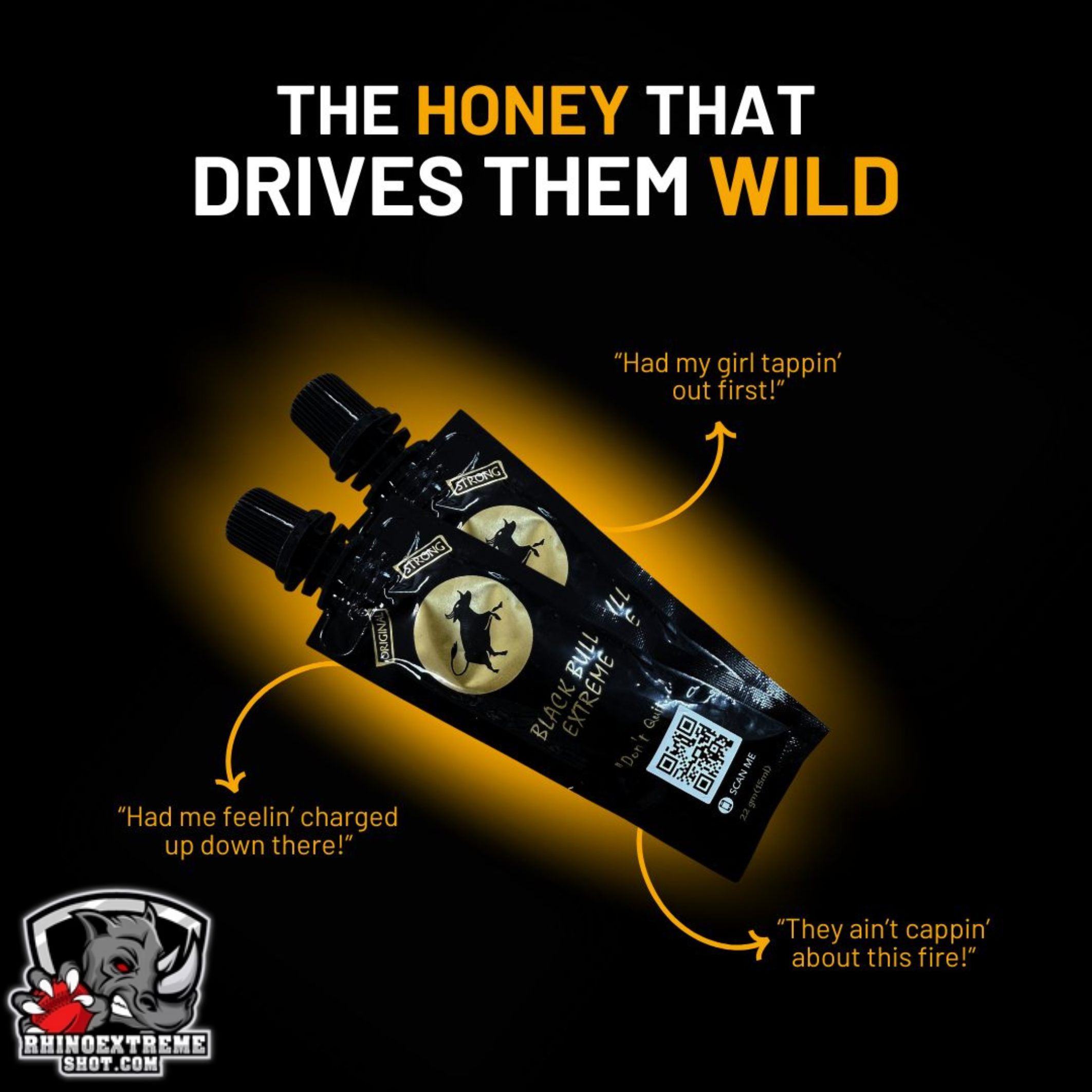 Black Bull Extreme Honey Full Box – 15 Pouches