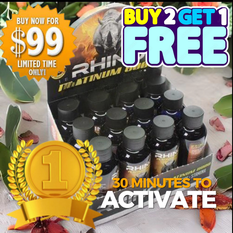 Rhino platinum wholesale 7 day sale “buy 2 get one FREE” (12 pack)