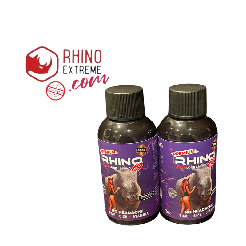 Rhino liquid shots (1 bottle 2floz)