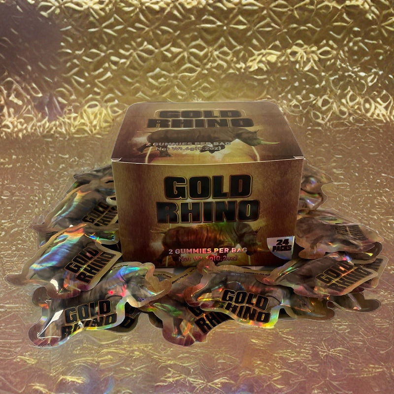 *NEW* Gold Rhino gummies extra strength(2 gummies inside each package)