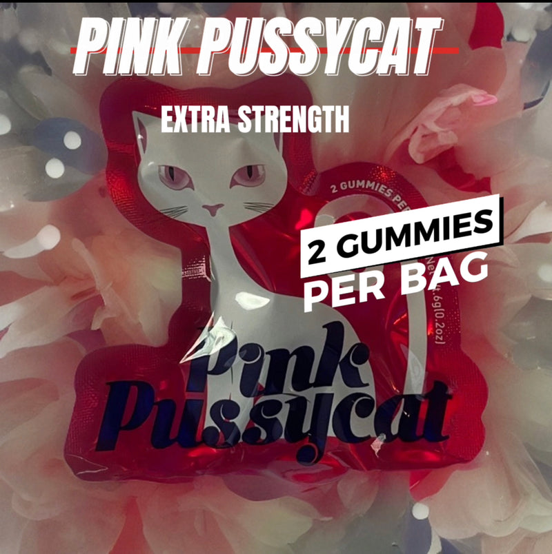 *NEW* Pink Pussycat gummies extra strength(2 gummies inside each package)