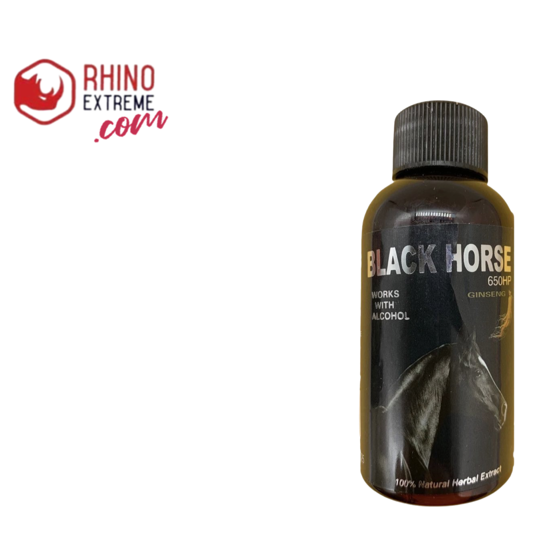 (12 pack)BLACK HORSE EXTREME ERECTION AND FAST GROWTH - Rhino Extreme