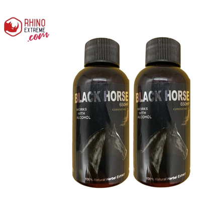 (12 pack)BLACK HORSE EXTREME ERECTION AND FAST GROWTH - Rhino Extreme