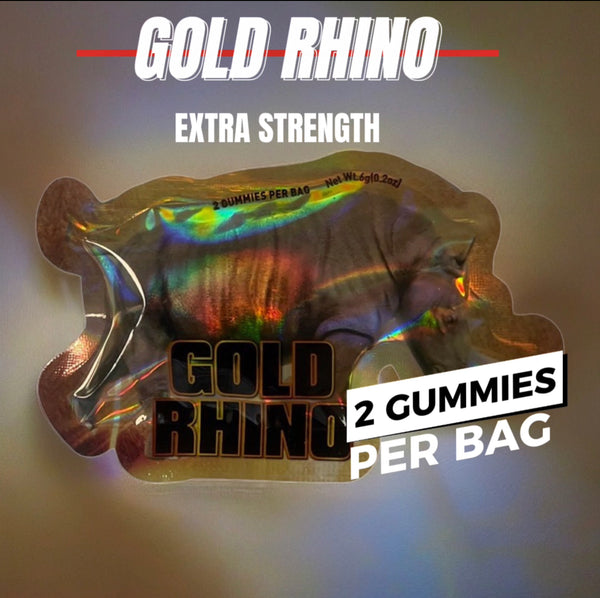 *NEW* Gold Rhino gummies extra strength(2 gummies inside each package)
