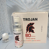 Trojan enlargement and delay spray