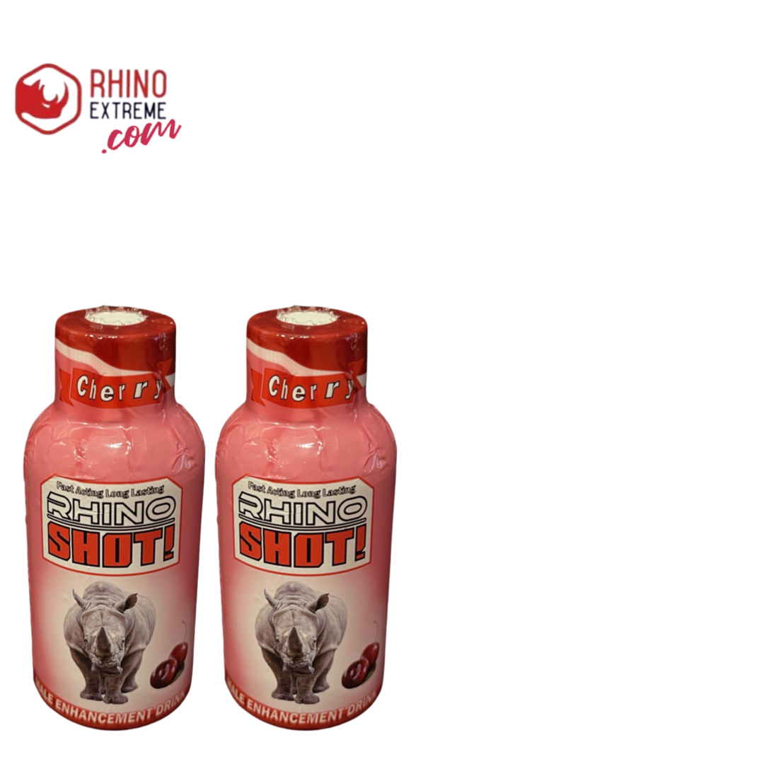 4 Pack New Flavor Cherry Rhino Shots