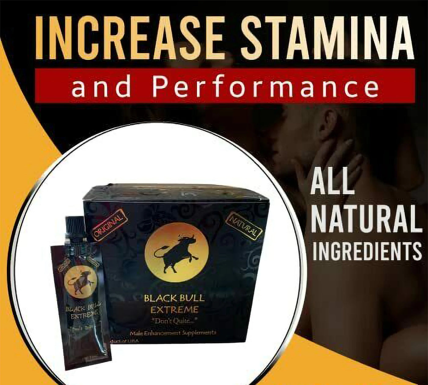 Black bull extreme full box (12 sachets) extra strength