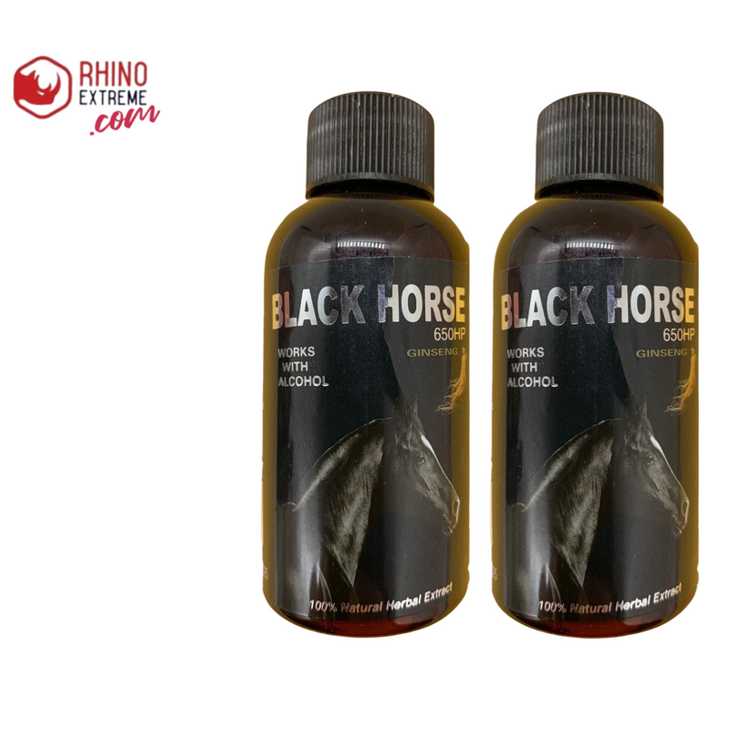 2 Black horse extreme erection and fast growth - Rhino Extreme