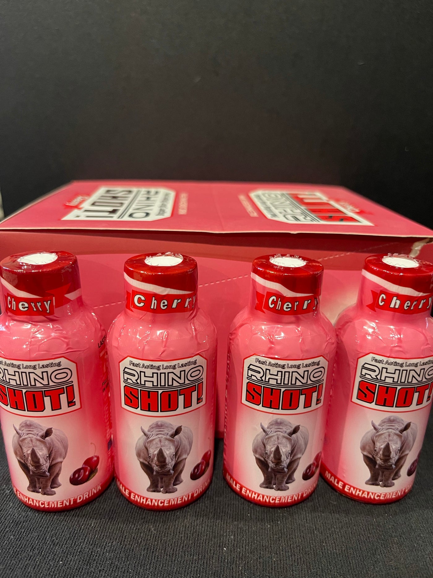 “New flavor”2 cherry rhino shots (fast acting growth formula) - Rhino Extreme