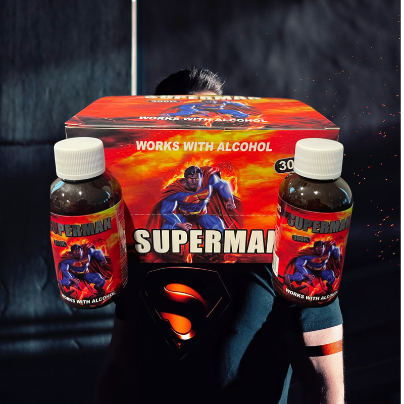 superman powerful enhancement liquid rhono shot pill extra stregth 