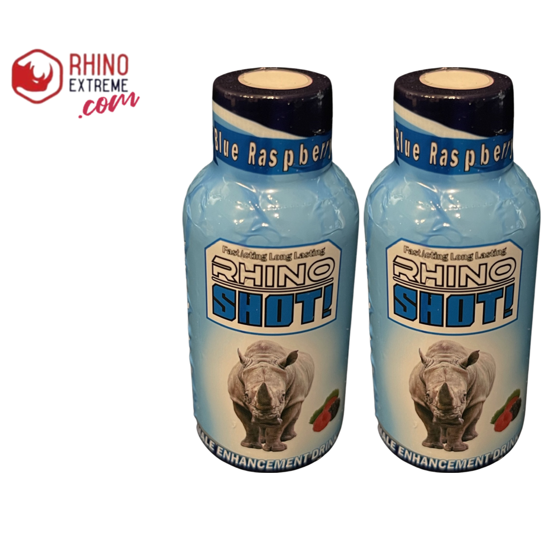 4pc Flavor Raspberry Rhino Shot