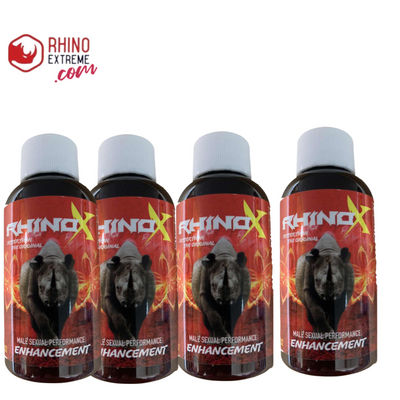 RHINO(4 pack)rhino X“maximum growth formula” harder erection extra strength twice as effective - Rhino Extreme