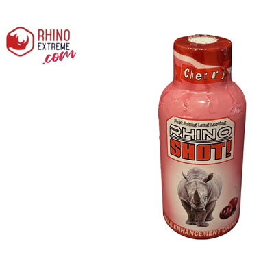 4 Pack New Flavor Cherry Rhino Shots