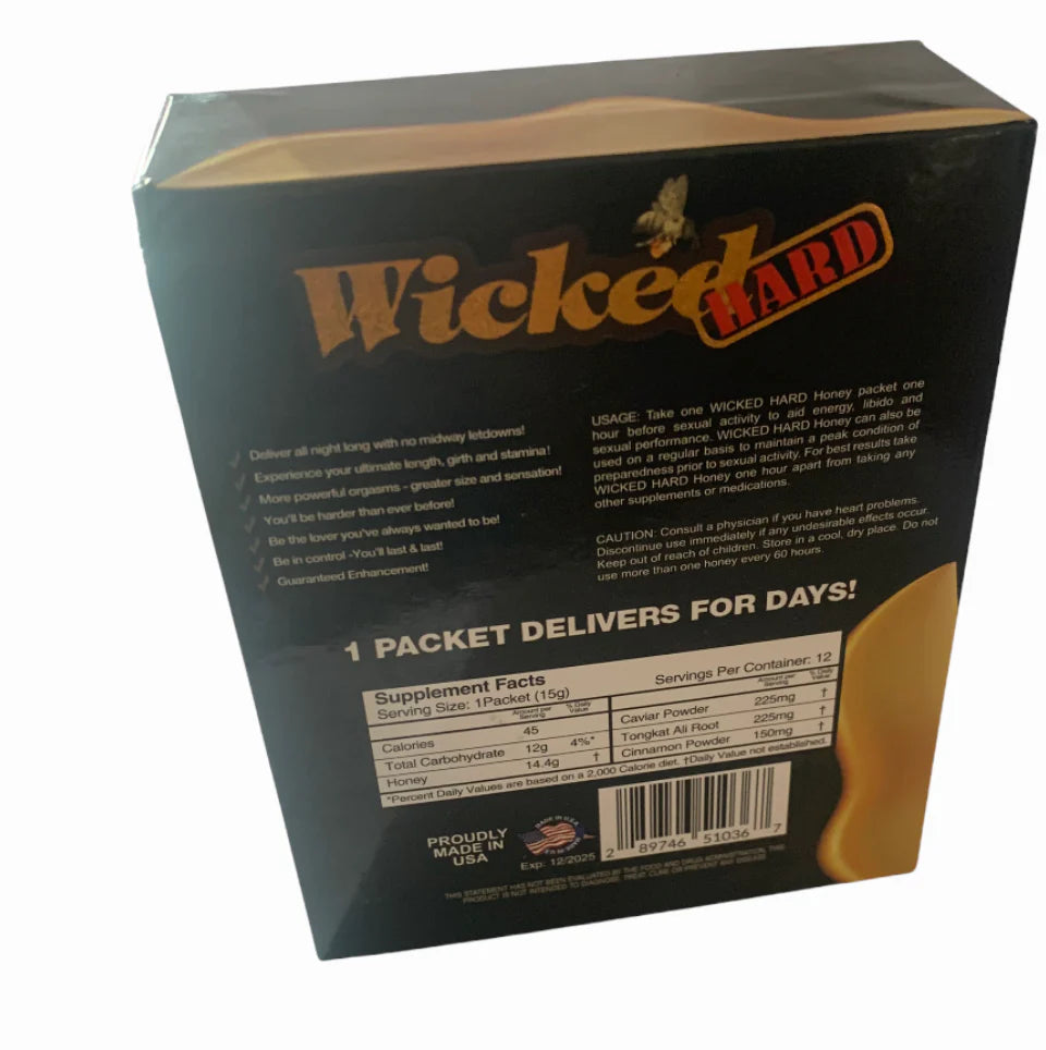 Wicked hard for men (12 packages)