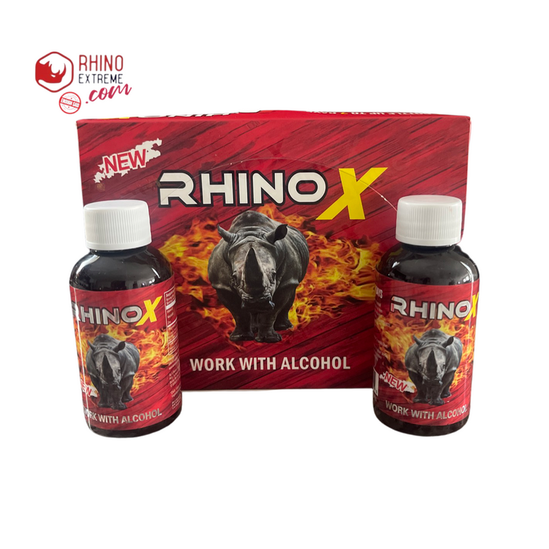 (12pack) rhino X“maximum growth formula” harder erection extra strength twice as effective