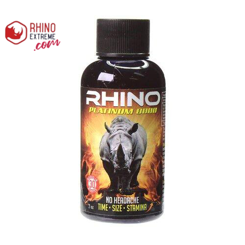 Rhino Platinum 8000 Shot - Rhino Extreme