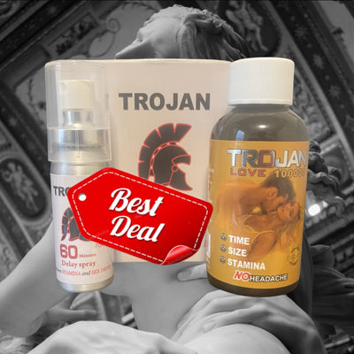 *NEW*Trojan enlargement and delay spray with Trojan love - Rhino Extreme