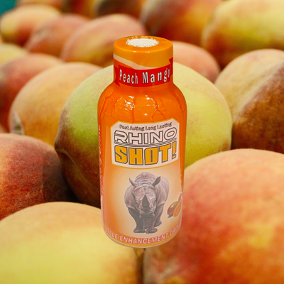 2 of the New flavor” peach/mango rhino shots (fast acting growth formula) - Rhino Extreme